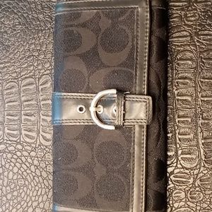 VGC COACH Wallet With Check Holder Insert